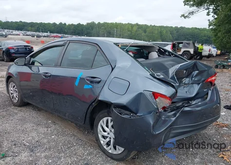 2018 Toyota Corolla Le из США, поврежденный, VIN 2T1BURHE6JC006300